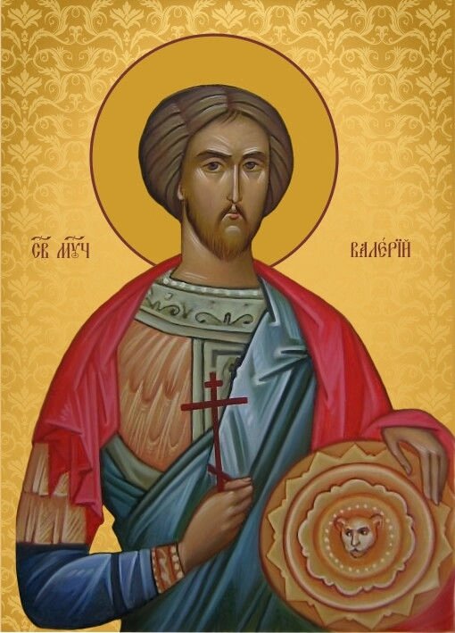 Ікона Святий Валерій для дому або на дарунок від компанії Церковна крамниця "Покрова" - церковне начиння - фото 1