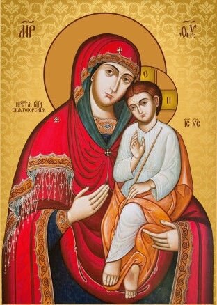 Ікона Святогірська Богородиця на подарунок або для дому від компанії Церковна крамниця "Покрова" - церковне начиння - фото 1