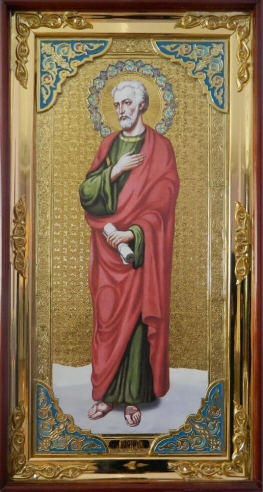 Ікона Святого Апостол Хома (з емаллю) від компанії Церковна крамниця "Покрова" - церковне начиння - фото 1