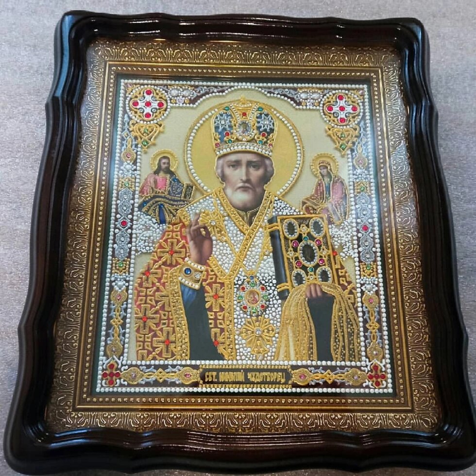 Ікона Святого Миколая Чудотворця на дарунок або для дому від компанії Церковна крамниця "Покрова" - церковне начиння - фото 1