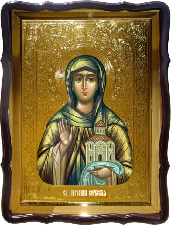 Ікона Святої Ангеліні Сербської для храму від компанії Церковна крамниця "Покрова" - церковне начиння - фото 1