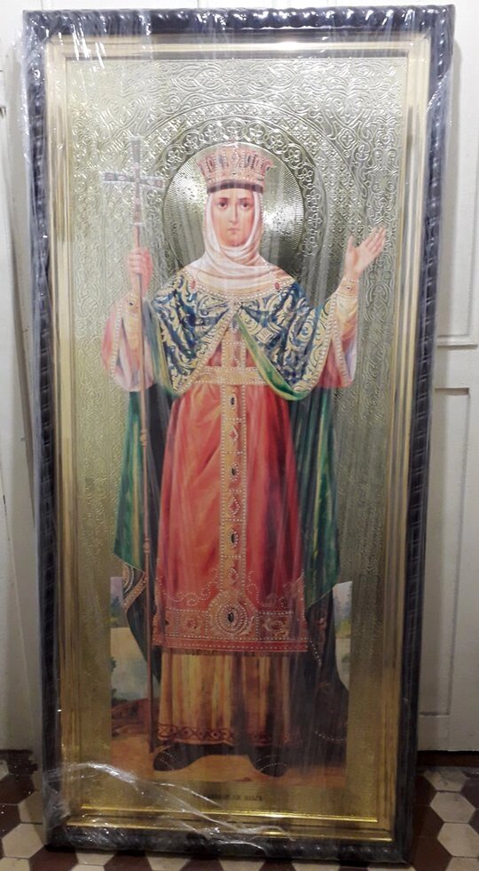 Ікона Святої Ольги розмір 180х85см від компанії Церковна крамниця "Покрова" - церковне начиння - фото 1
