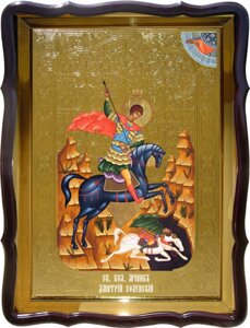 Ікона Святий Дмитро Солунській (на коні) для храму