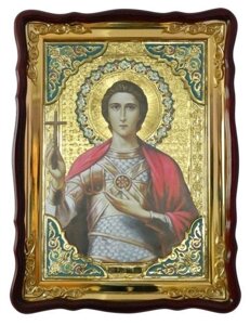 Святий мученик Уар ікона для церкви (з емаллю)