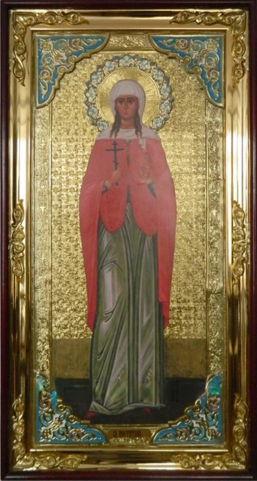 Ікона Тетяни Великомучениці (з емаллю) від компанії Церковна крамниця "Покрова" - церковне начиння - фото 1