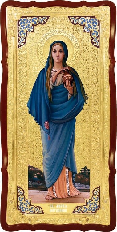 Ікона в ризах Свята Марія Магдалина в православному магазині від компанії Церковна крамниця "Покрова" - церковне начиння - фото 1