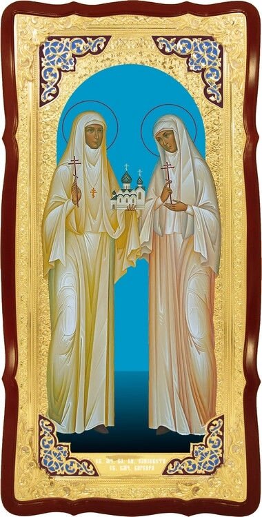 Ікона в ризах Святі Єлизавета и Варвара в православному магазині від компанії Церковна крамниця "Покрова" - церковне начиння - фото 1