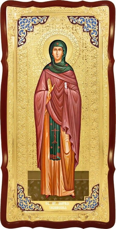 Ікона великого розміру Свята Марія хіданська від компанії Церковна крамниця "Покрова" - церковне начиння - фото 1
