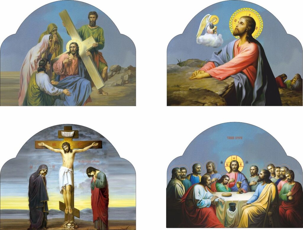 Ікони на пвх Образ Спасителя від компанії Церковна крамниця "Покрова" - церковне начиння - фото 1