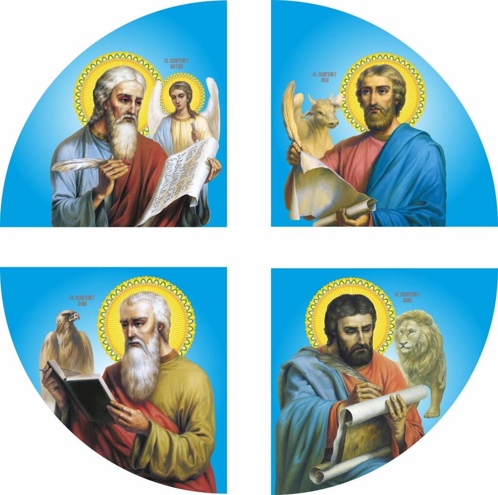 Ікони на пвх Святі Мужі від компанії Церковна крамниця "Покрова" - церковне начиння - фото 1