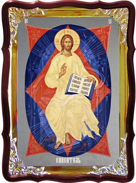 Ікони з Ісусом в церковній крамниці - Спас в силах від компанії Церковна крамниця "Покрова" - церковне начиння - фото 1