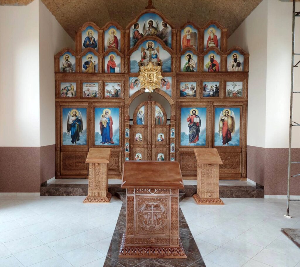 Іконостас для храму в старосл "янський стилі від компанії Церковна крамниця "Покрова" - церковне начиння - фото 1