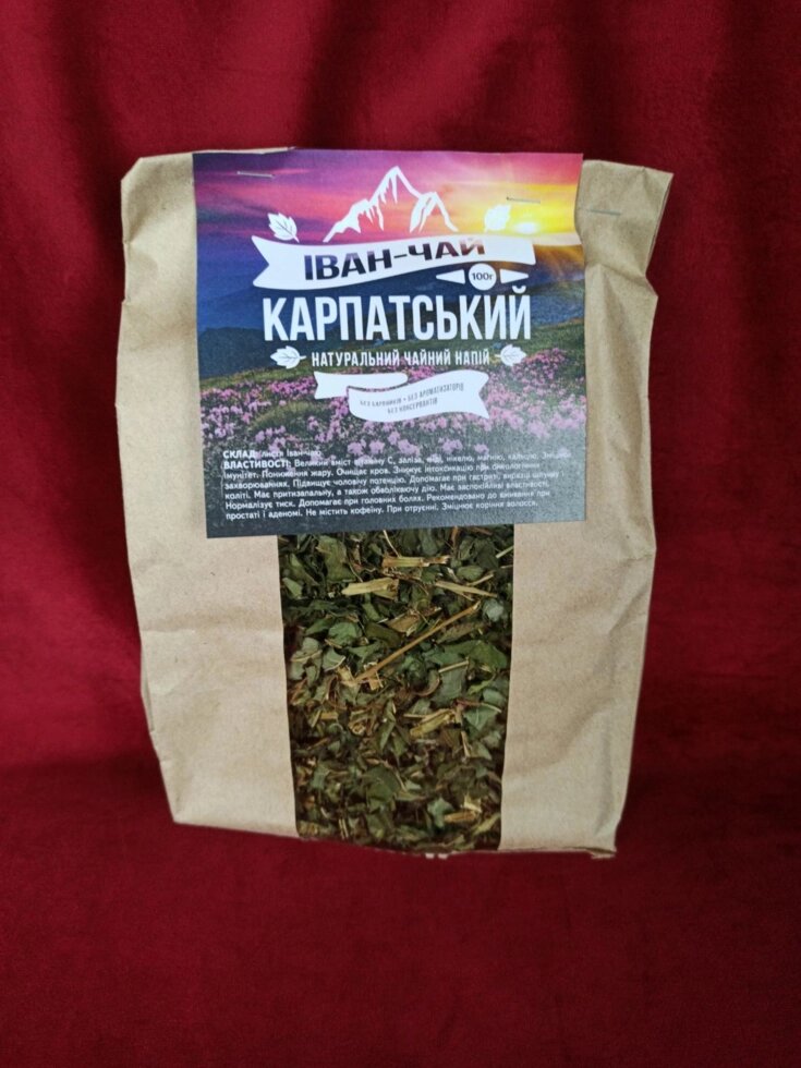 Карпатський Іван-чай 100 грам від компанії Церковна крамниця "Покрова" - церковне начиння - фото 1