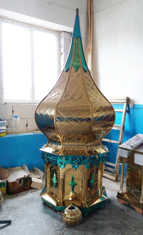 Купол для храму заввишки 2.8 метра з булату d / 120cm від компанії Церковна крамниця "Покрова" - церковне начиння - фото 1