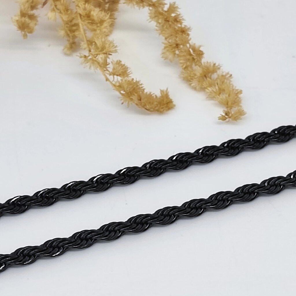 Ланцюжок для хрестика або кулона (чорний) від компанії Церковна крамниця "Покрова" - церковне начиння - фото 1