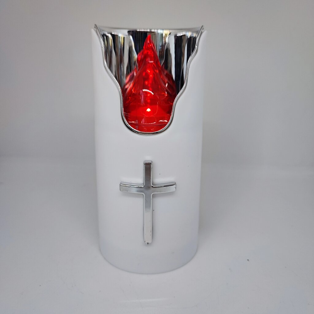 LED Свічка для кладовища від компанії Церковна крамниця "Покрова" - церковне начиння - фото 1