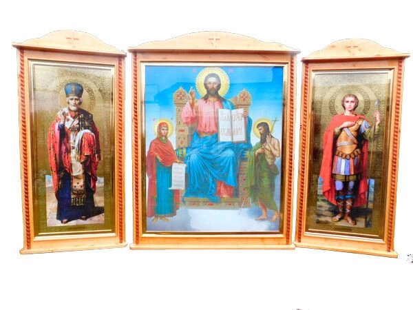Настінний або напольний комплект кіотів від компанії Церковна крамниця "Покрова" - церковне начиння - фото 1