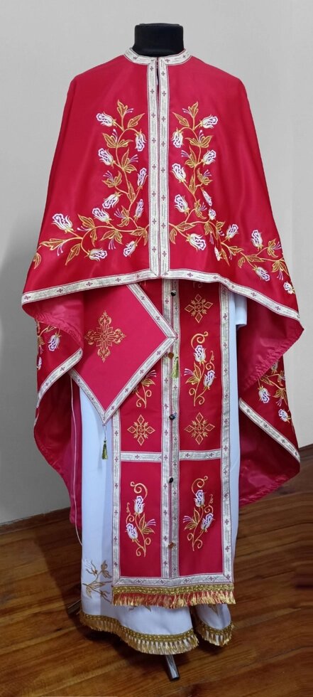 Одяг священнослужітелів з вишивкою на замовлення (габардин) від компанії Церковна крамниця "Покрова" - церковне начиння - фото 1