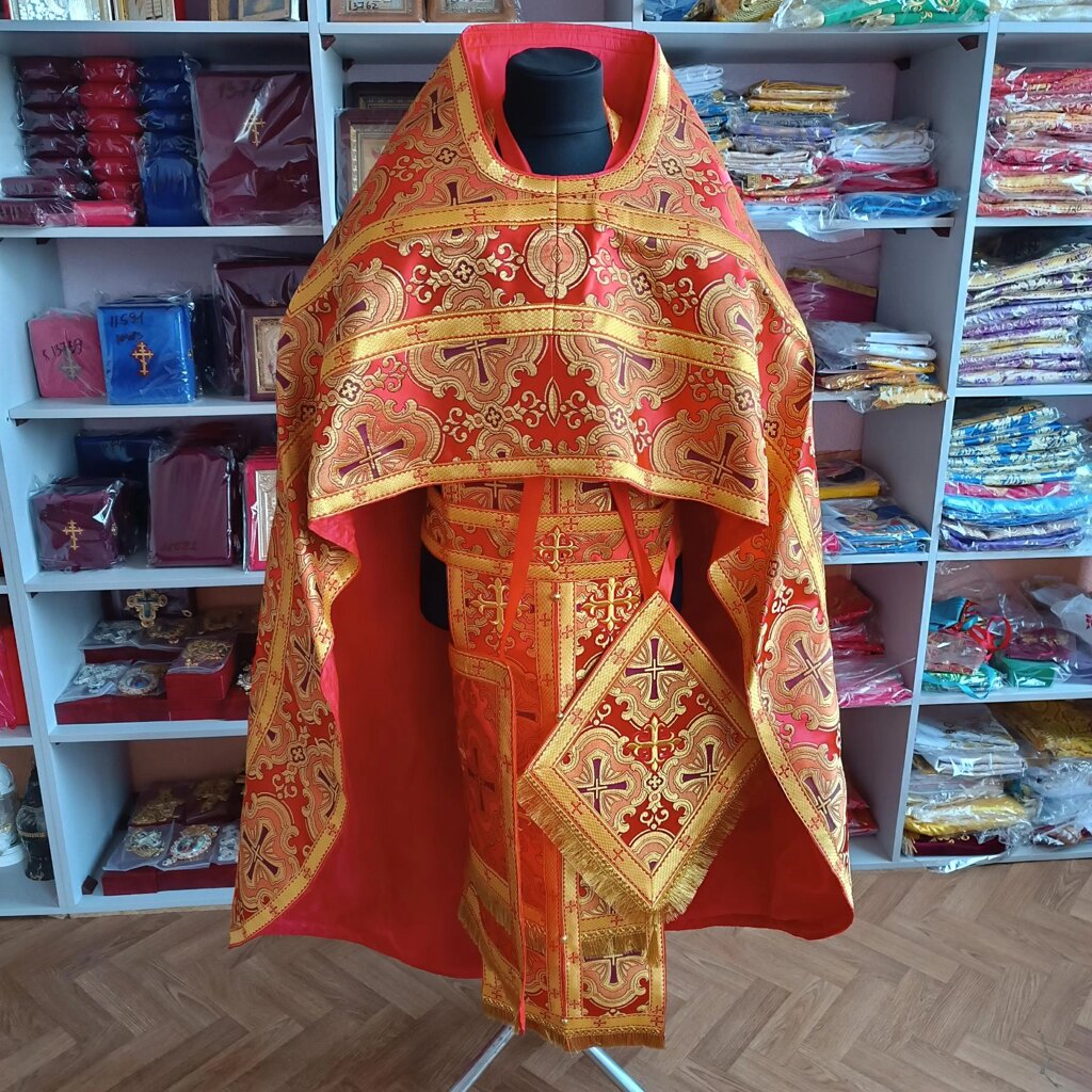 Одягання священика православної церкви (з парчі) 150 см від компанії Церковна крамниця "Покрова" - церковне начиння - фото 1