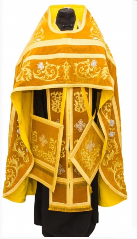 Одягання священика православної церкви замовити по розмірам з оксамити від компанії Церковна крамниця "Покрова" - церковне начиння - фото 1
