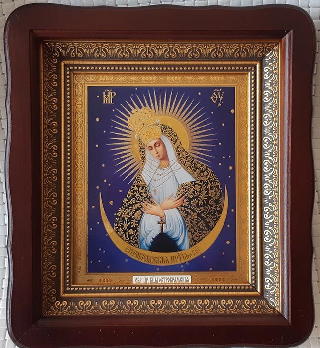 Остробрамська ікона Божої Матері для дому або на дарунок від компанії Церковна крамниця "Покрова" - церковне начиння - фото 1