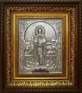 Ікона святий преподобний Сергій Радонезький, 25х28 см