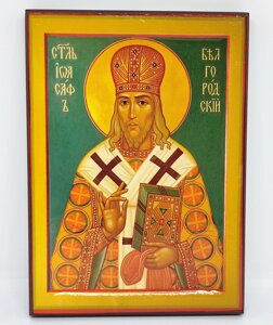 Ікона Святитель Іоасаф Білгородський на дошці