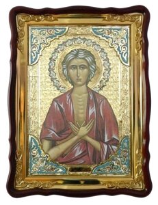 Ікона Свята Марія Єгипетська (з емаллю)