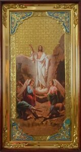 Ікона Воскресіння Христове (з емаллю)