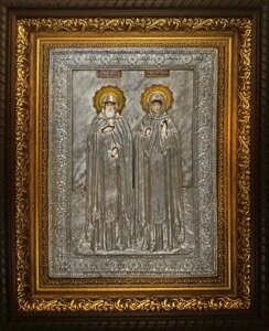 Ікона святі Петро та Февронія 29 х 37 см (арт. 143)