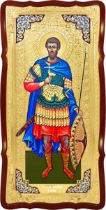 Велика настінна ікона Святий Іоанн Воїн