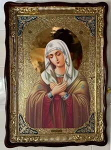 Ікона Богородиці "Умиління" (з емаллю)