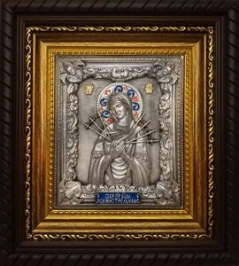 Ікона Семистрільна Пресвятої Богородиці 21 х 19 см (арт. 136)