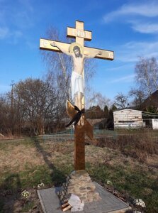 Поклонний хрест із булату (3 метри)