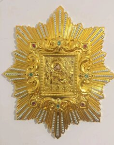 Спускна ікона велика Почаївської Богородиці 85х72см