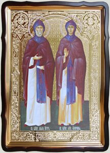 Ікона Петро и Февронія Ростова (розмір на замовлення)