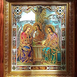 Старовинна ікона "Трійця старозавітна" на дарунок або для дому