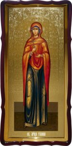 Ікона Святої Галини фон під позолоту для храму
