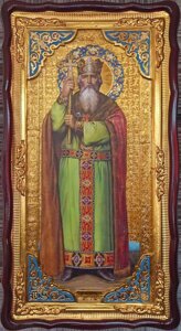 Ікона Володимир, рівноапостольний князь (з емаллю)