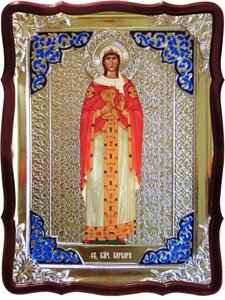 Ікона Свята мучениця Варвара в церковній лавці