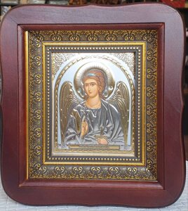 Ікона Ангела Хоронителя з літографією за склом 26*23см