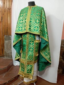 Одяг священика в грецький стилі з вишивкою (парча)