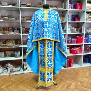 Парадне вбрання священика з вишивкою на замовлення (парча) 150 см