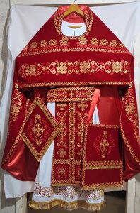Облачення православного священика з оксамиту (без покрівців)