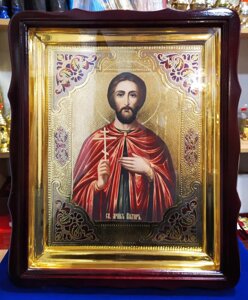 Ікона церковна святий мученик Віктор 40х35см
