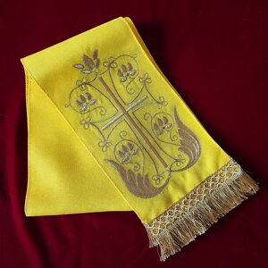 Закладки жовті для службового Євангелія (габардин) в Волинській області от компании Церковна крамниця "Покрова" - церковне начиння