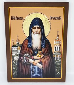 Ікона преподобного Агапіта Печерського на дошці