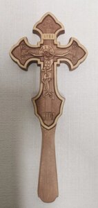 Православний хрест требного з груші # 613