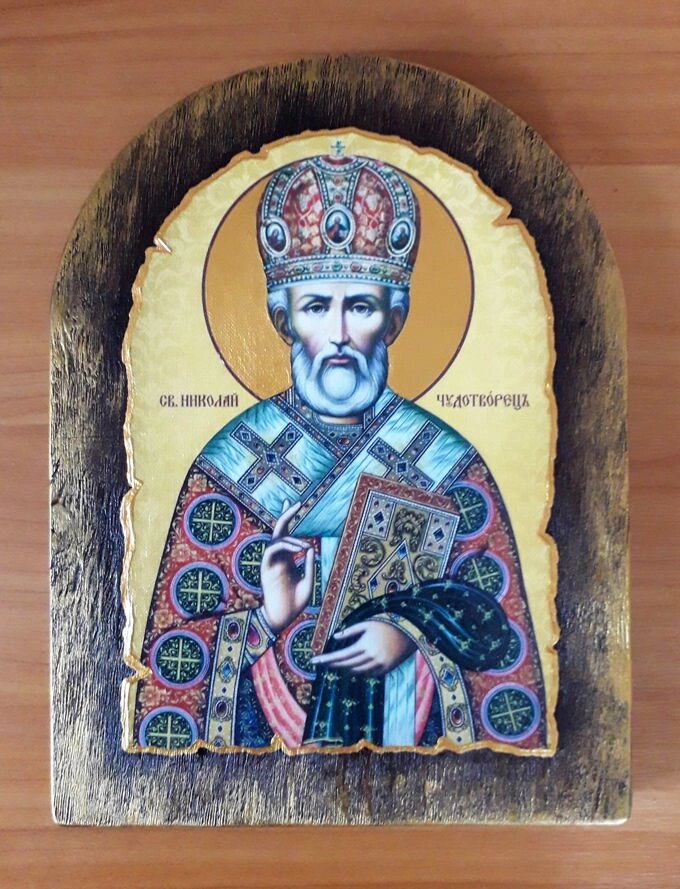 Ікона Святий Миколай на подарунок - вартість