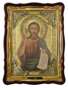 Ікона Іоанна Хрестителя Предтечі (з емаллю)